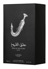 Lattafa Pride Ishq Al Shuyukh Silver Eau De Parfum 100ml 3.4 Fl.oz. For Men & Women